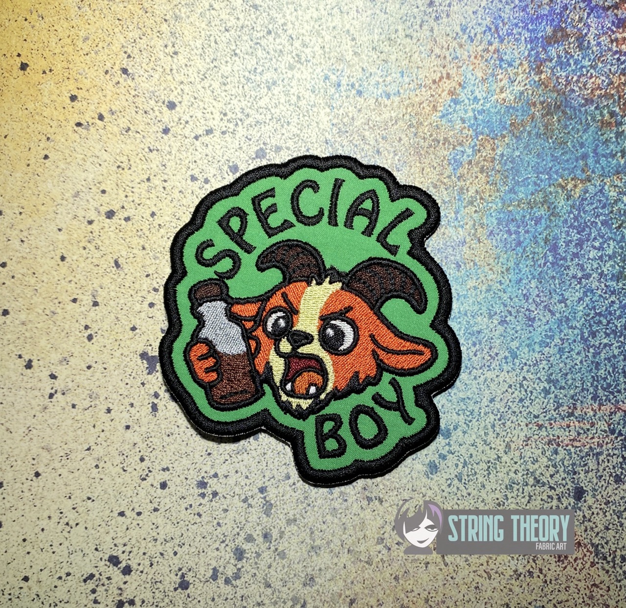DCC – Special Boy fob patch ITH machine embroidery design