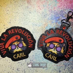 DCC – Viva La Revolucion, Carl fob patch ITH machine embroidery design