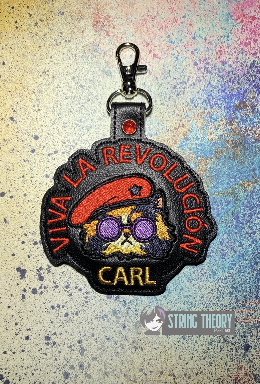 DCC – Viva La Revolucion, Carl fob patch ITH machine embroidery design