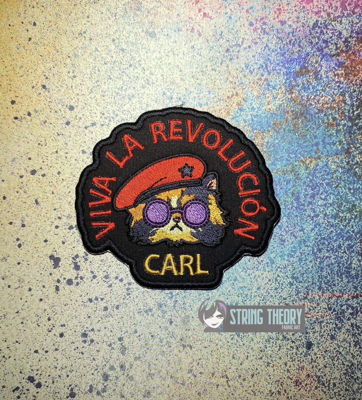 DCC – Viva La Revolucion, Carl fob patch ITH machine embroidery design