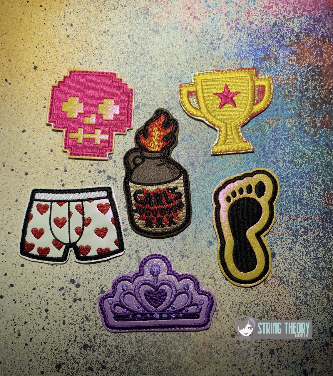 DCC Fridge magnet SET ITH machine embroidery design