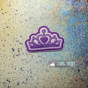 DCC - Tiara Fridge magnet ITH machine embroidery design