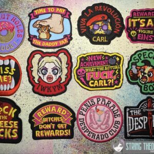 DCC patch set 3 ITH machine embroidery pattern bundle