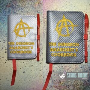 DCC Anarchist Cookbook notebook cover ITH machine Embroidery Design