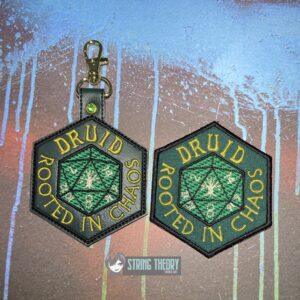 DND Druid Chaos ITH fob patch machine embroidery design