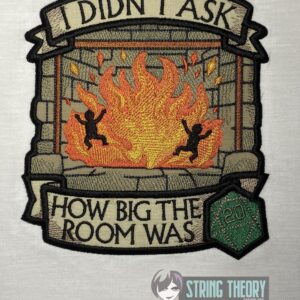 DND Didn't Ask machine embroidery design