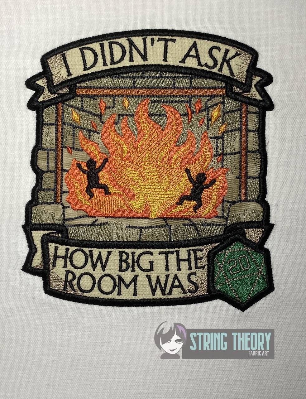 DND Didn't Ask machine embroidery design