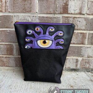 DND Chibi Beholder peeker ITH machine embroidery design
