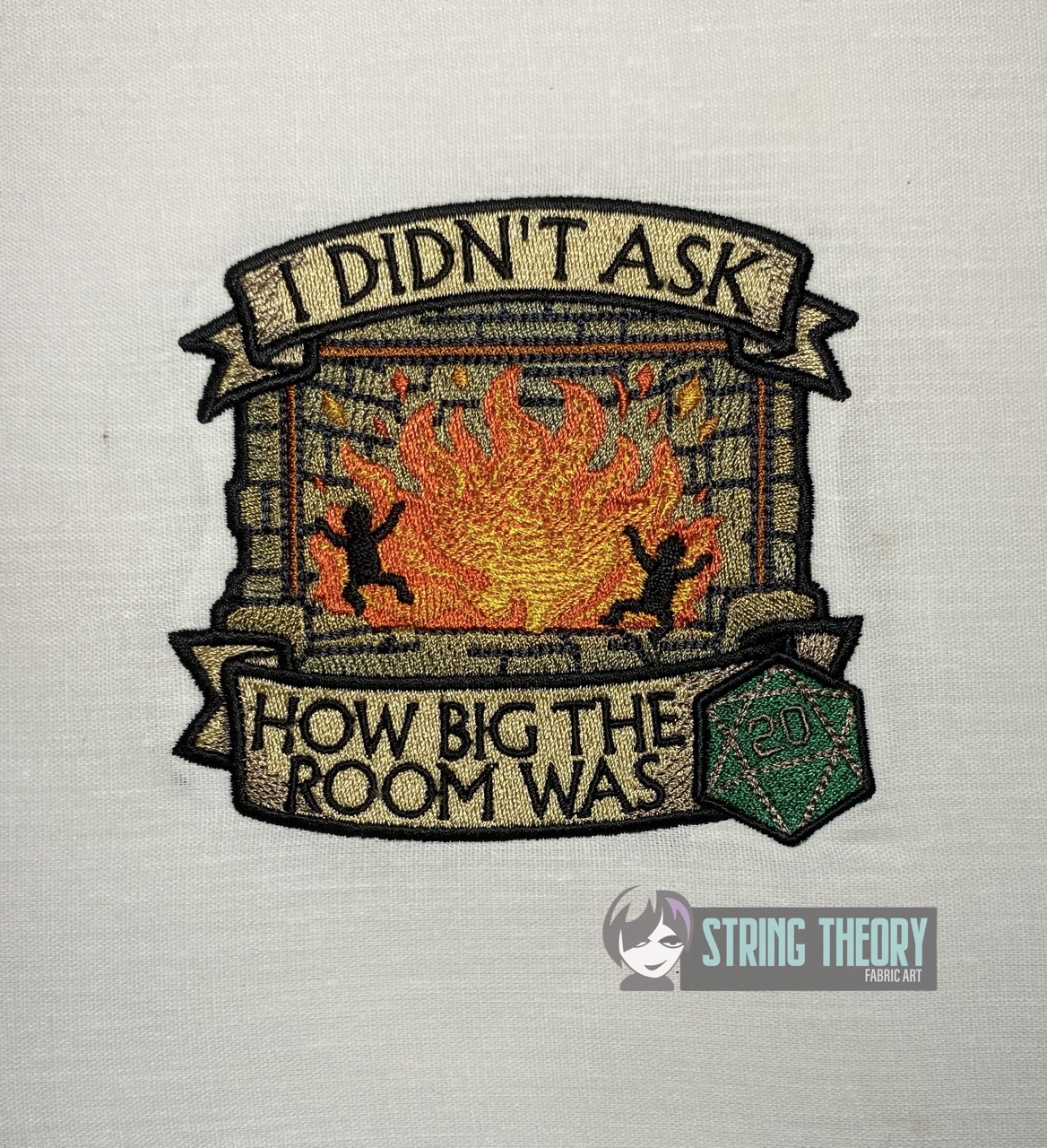 DND Didn't Ask machine embroidery design