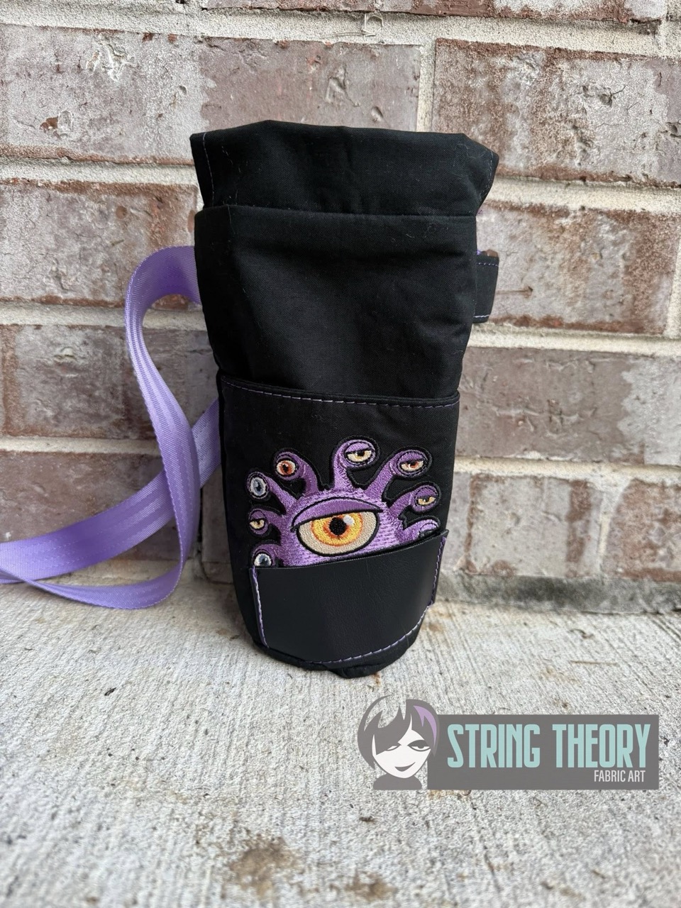 DND Chibi Beholder peeker ITH machine embroidery design