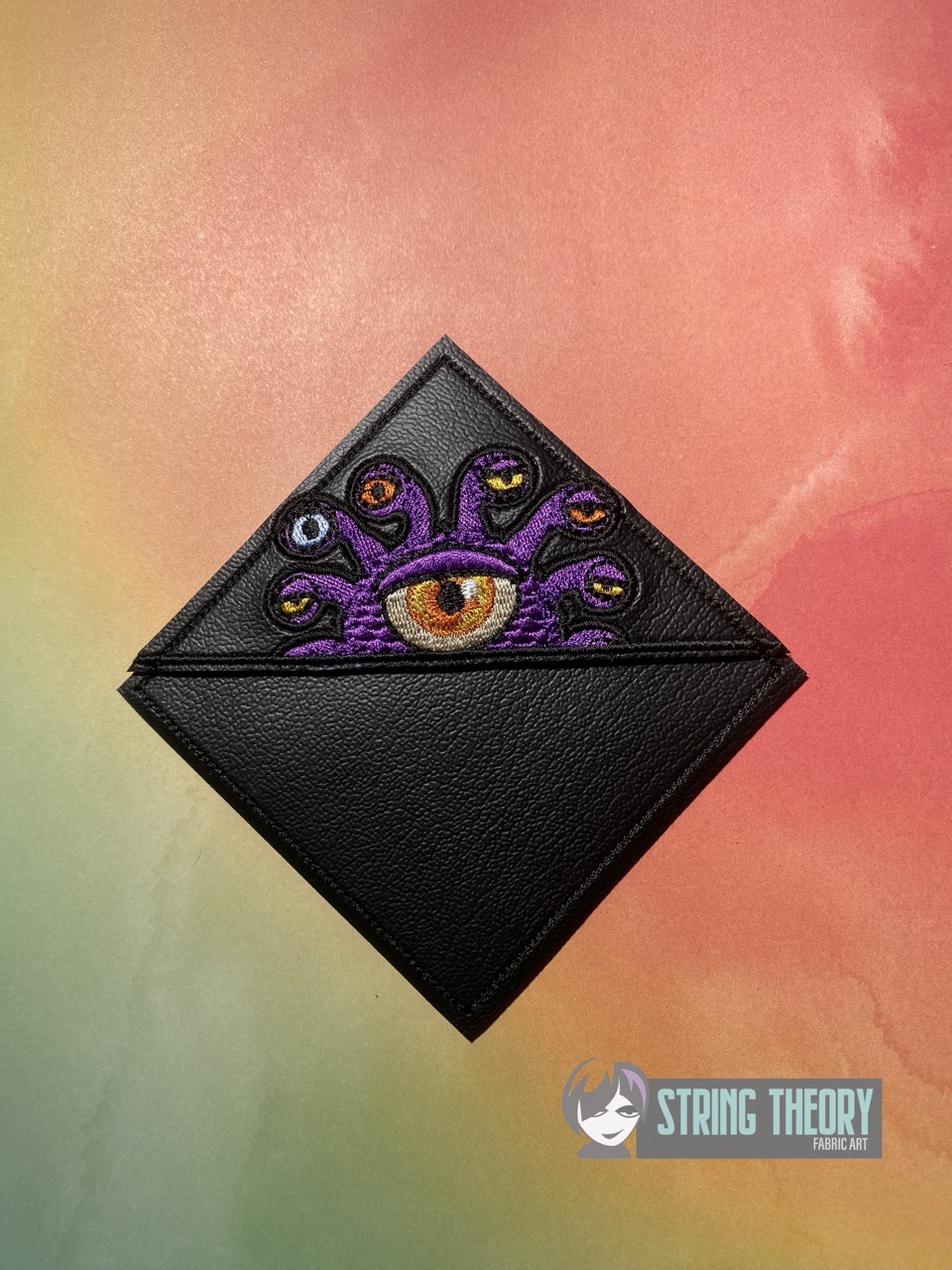 DND Chibi Beholder Corner Bookmark ITH machine embroidery design
