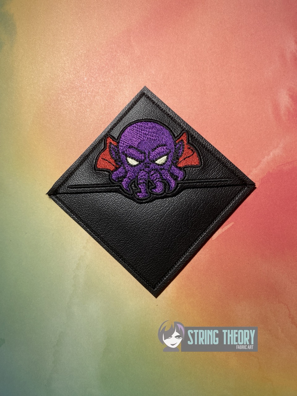 DND Chibi Mind Flayer Corner Bookmark ITH machine embroidery design