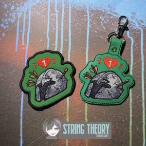 DND HP ITH fob Patch machine embroidery design