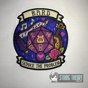 DND Bard Seduce Problem machine embroidery design