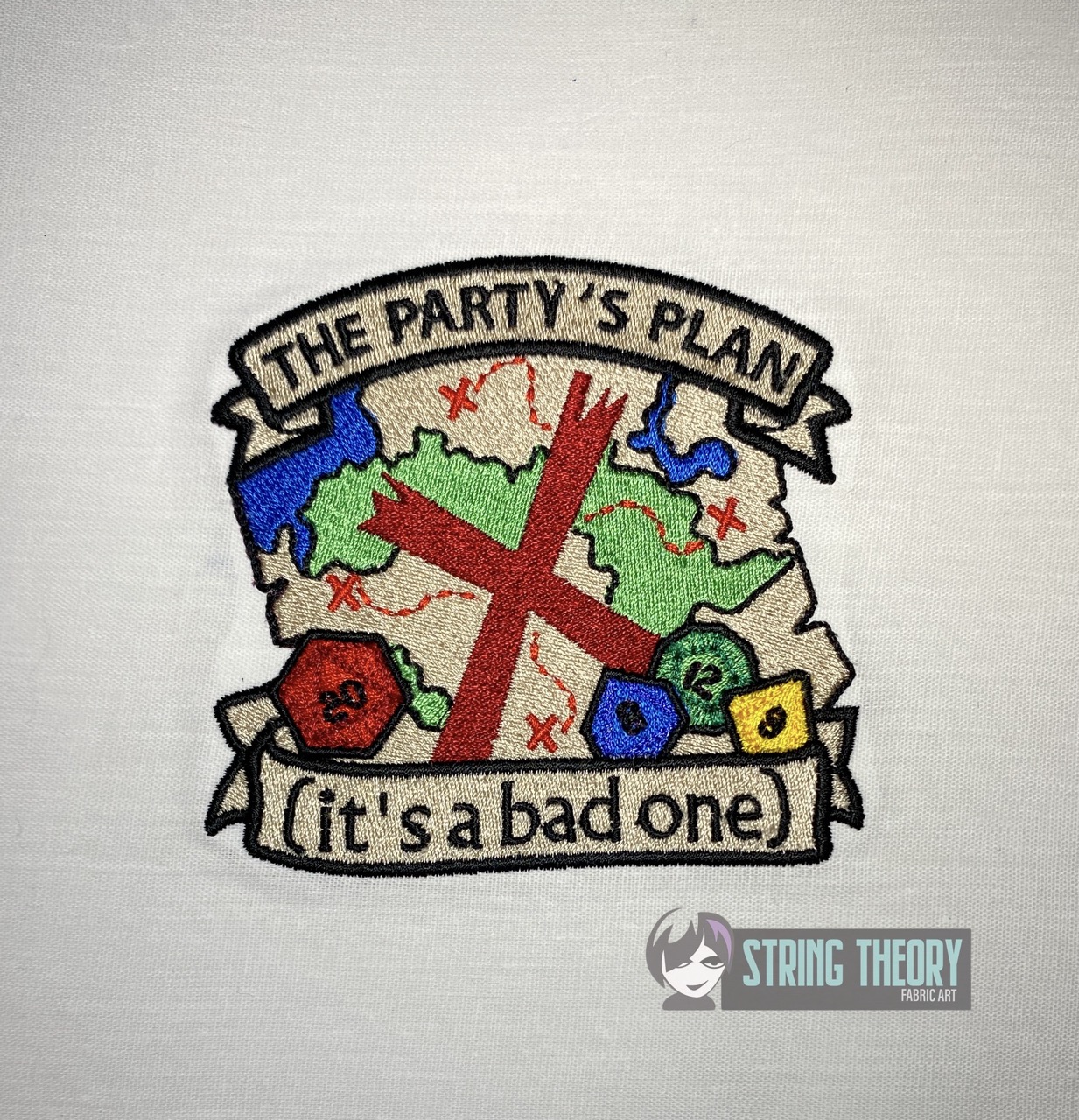 DND The Party's Plan machine embroidery design
