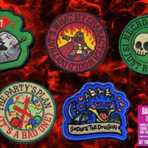 DND patch Set ITH machine embroidery pattern bundle