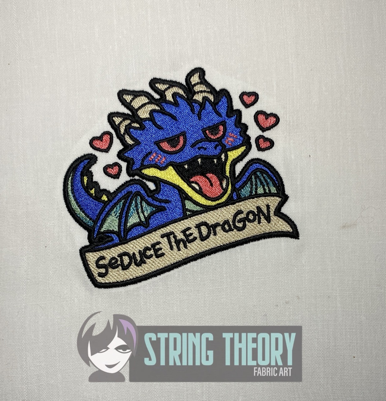 DND Seduce the Dragon machine embroidery design