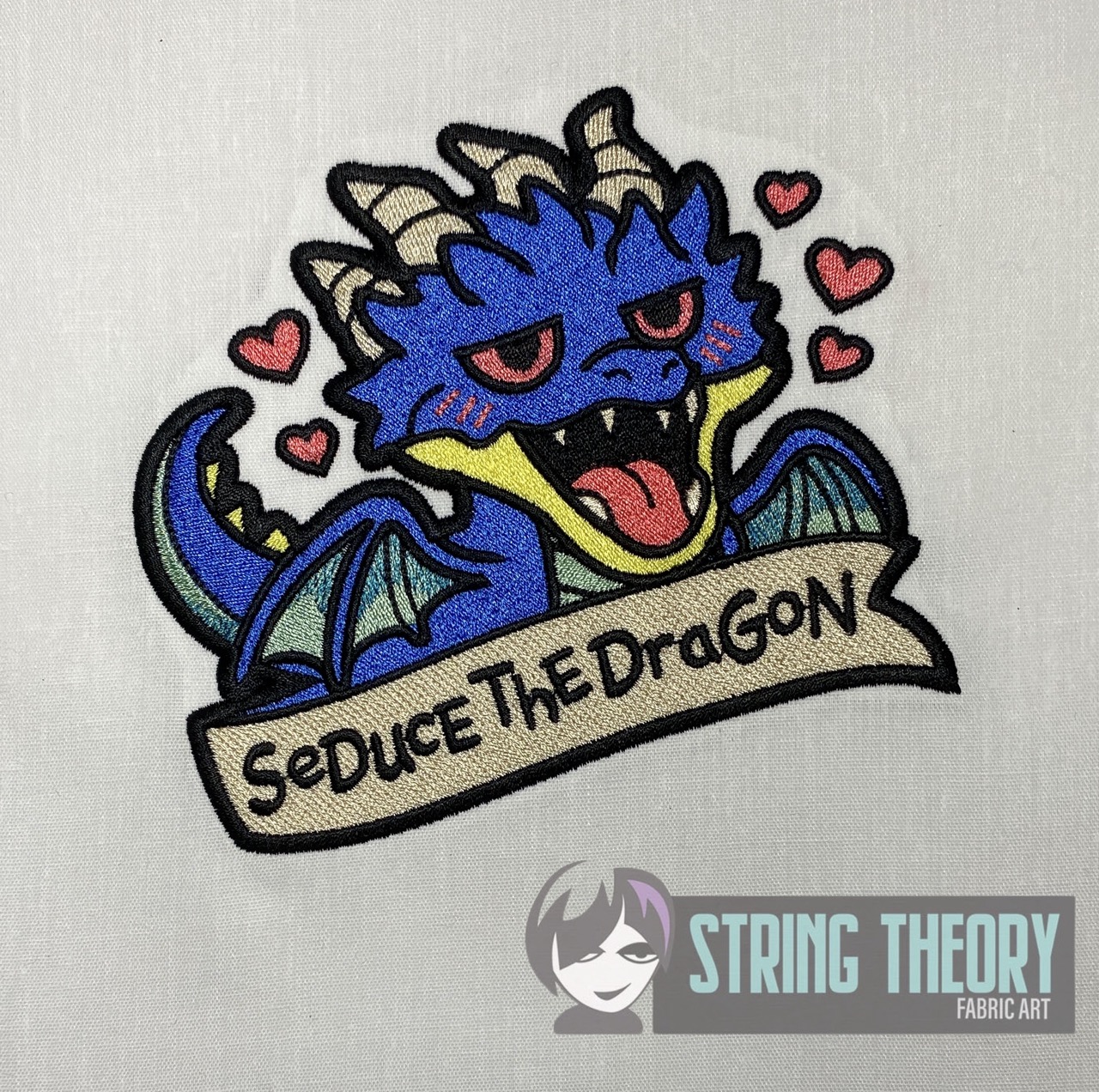 DND Seduce the Dragon machine embroidery design