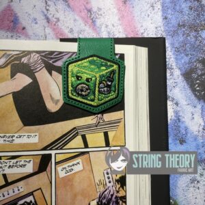 DND Gelatinous Cube magnetic bookmark ITH machine embroidery design