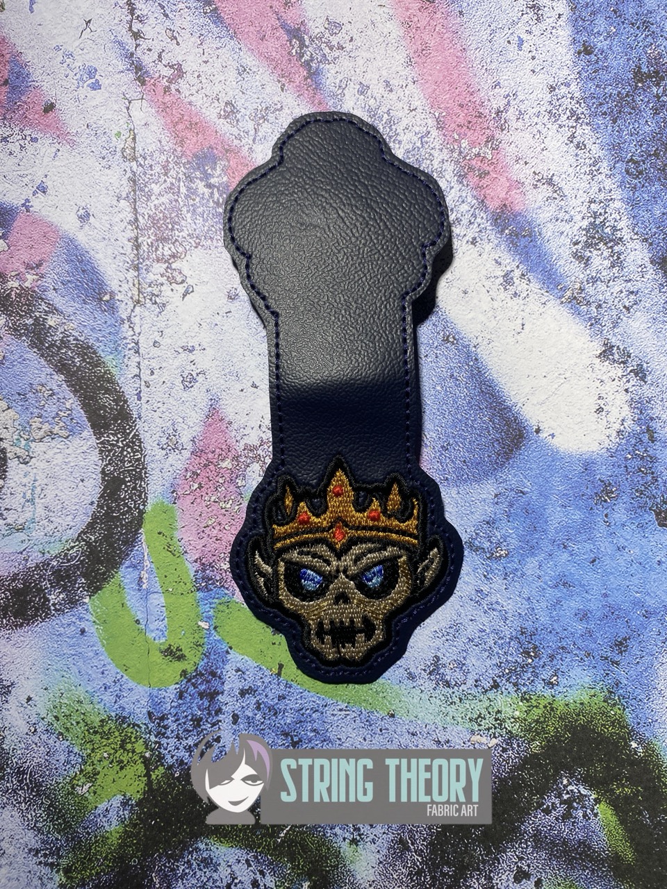 DND Lich magnetic bookmark ITH machine embroidery design