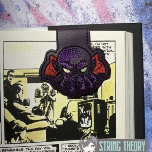 DND Mind Flayer magnetic bookmark ITH machine embroidery design