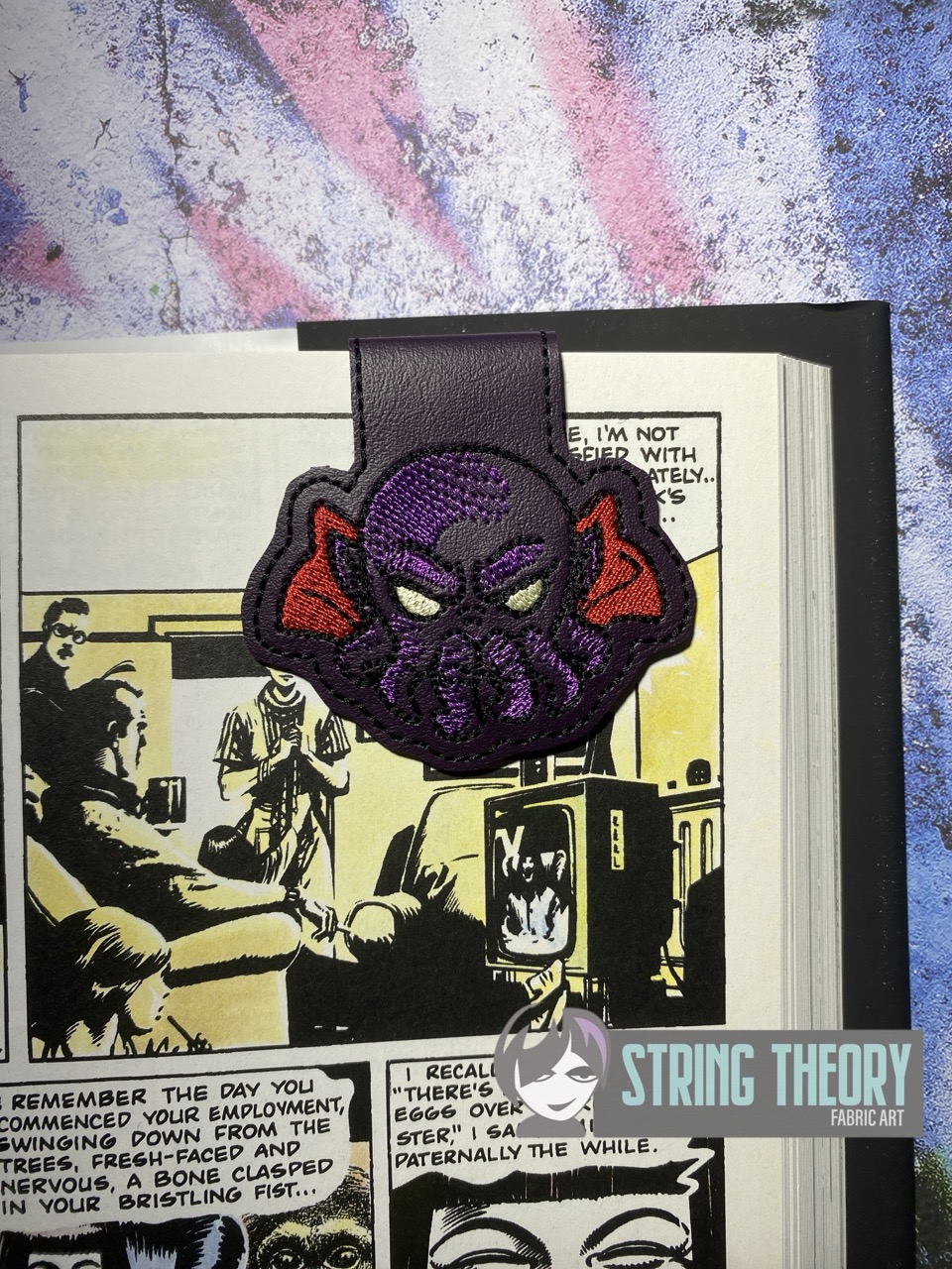 DND Mind Flayer magnetic bookmark ITH machine embroidery design