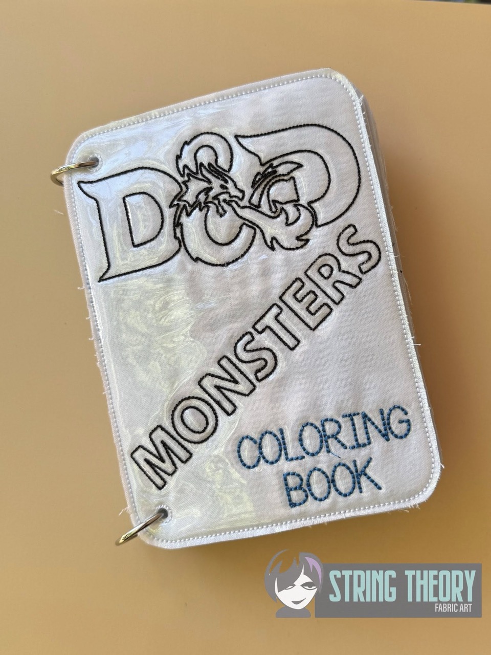Chibi DND Monster Coloring Book ITH Machine Embroidery Pattern