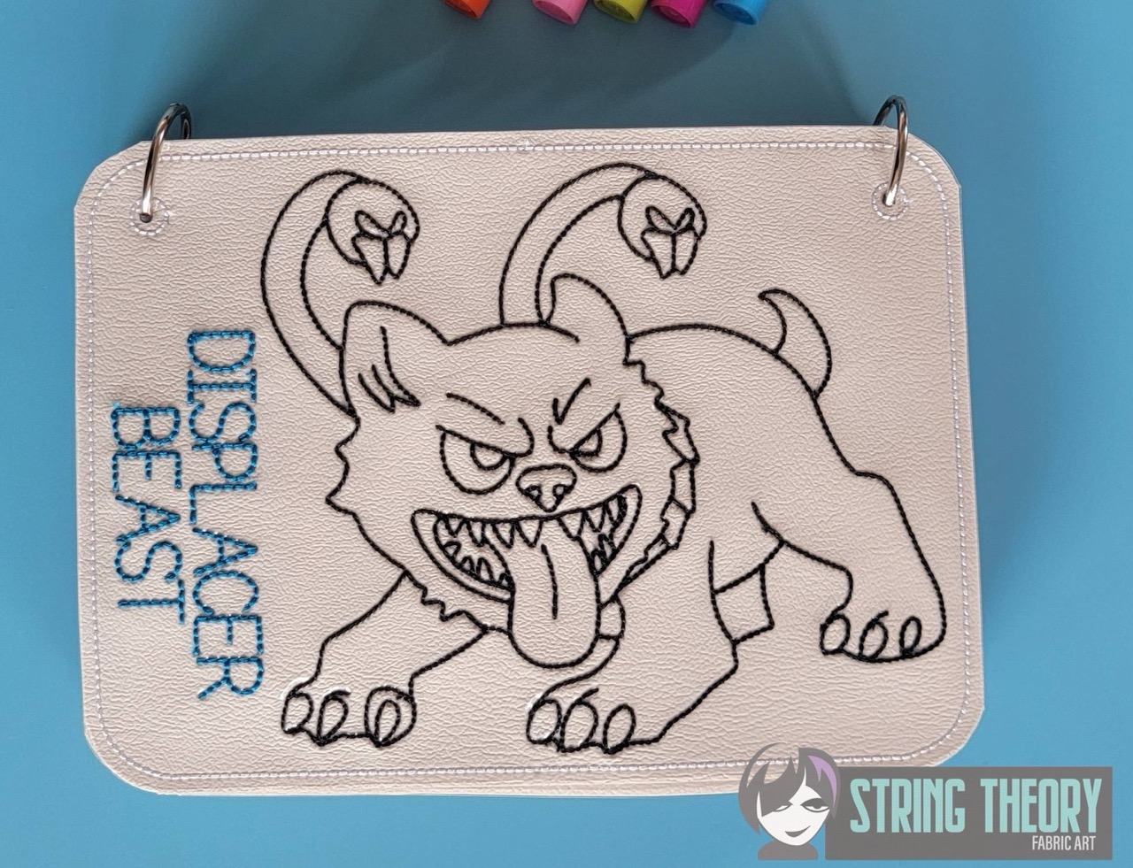 Chibi DND Monster Coloring Book ITH Machine Embroidery Pattern