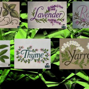 Practical Magic Magical Herbs 6x10 Machine Embroidery Bundle