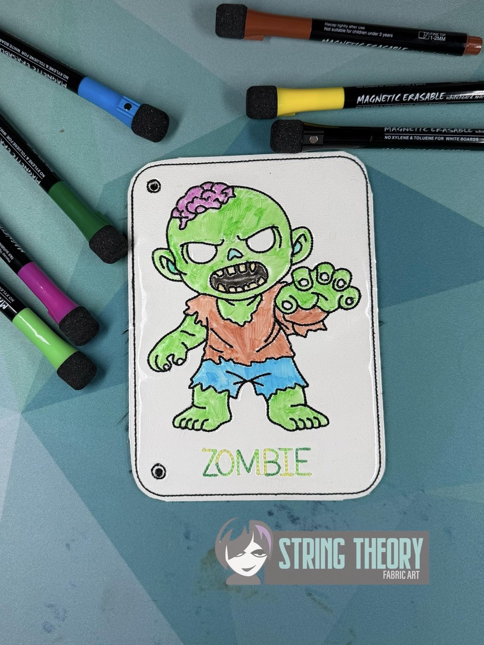 Chibi DND Monster Coloring Book ITH Machine Embroidery Pattern