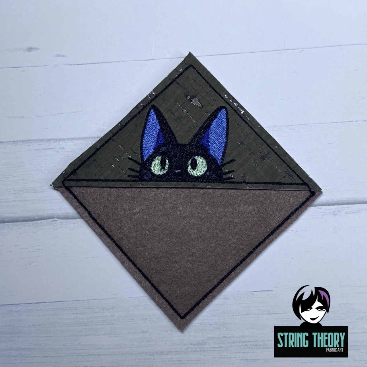 Jiji Corner Bookmark ITH Machine Embroidery Design