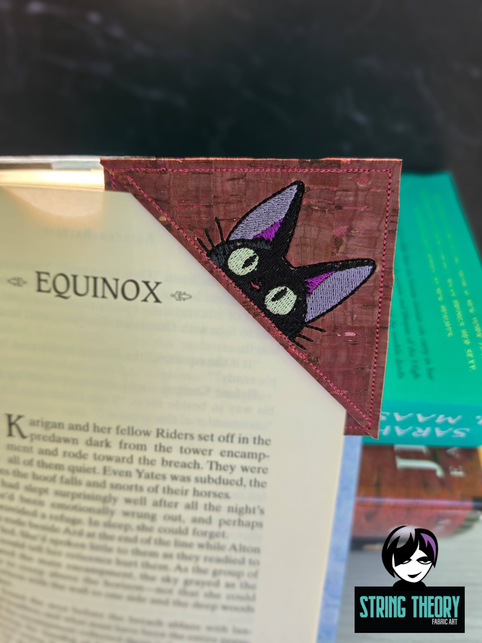 Jiji Corner Bookmark ITH Machine Embroidery Design