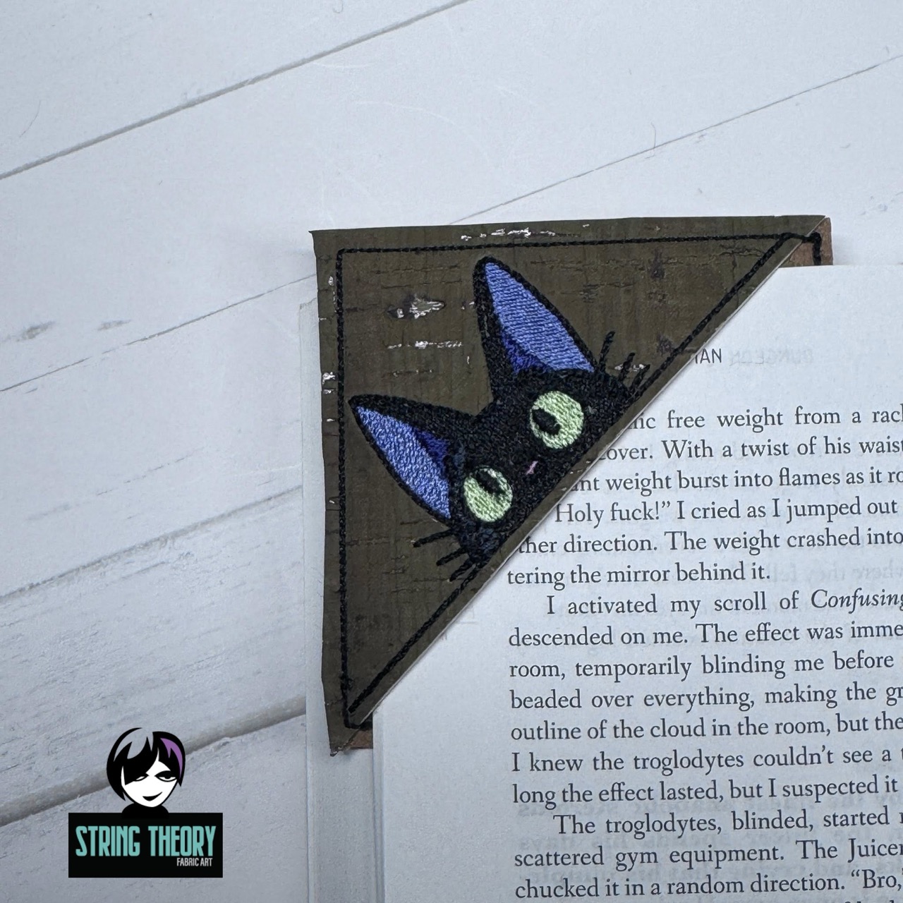 Jiji Corner Bookmark ITH Machine Embroidery Design