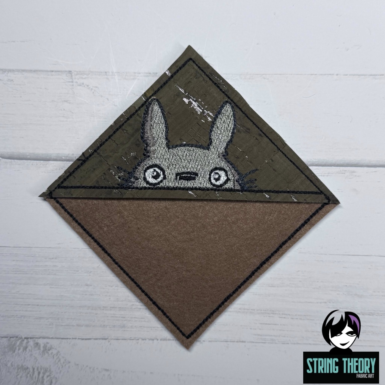Totoro Corner Bookmark ITH Machine Embroidery Design