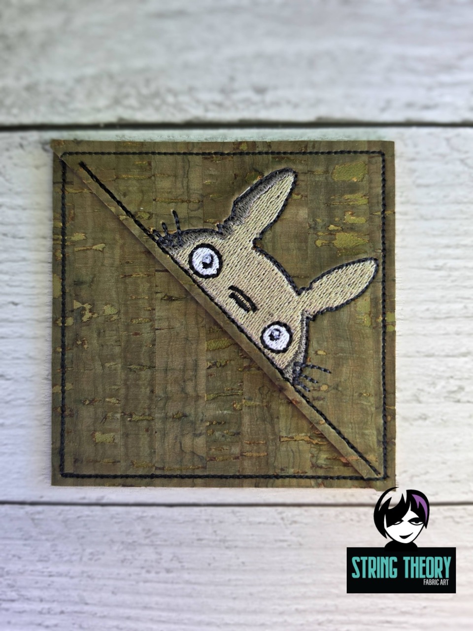 Totoro Corner Bookmark ITH Machine Embroidery Design