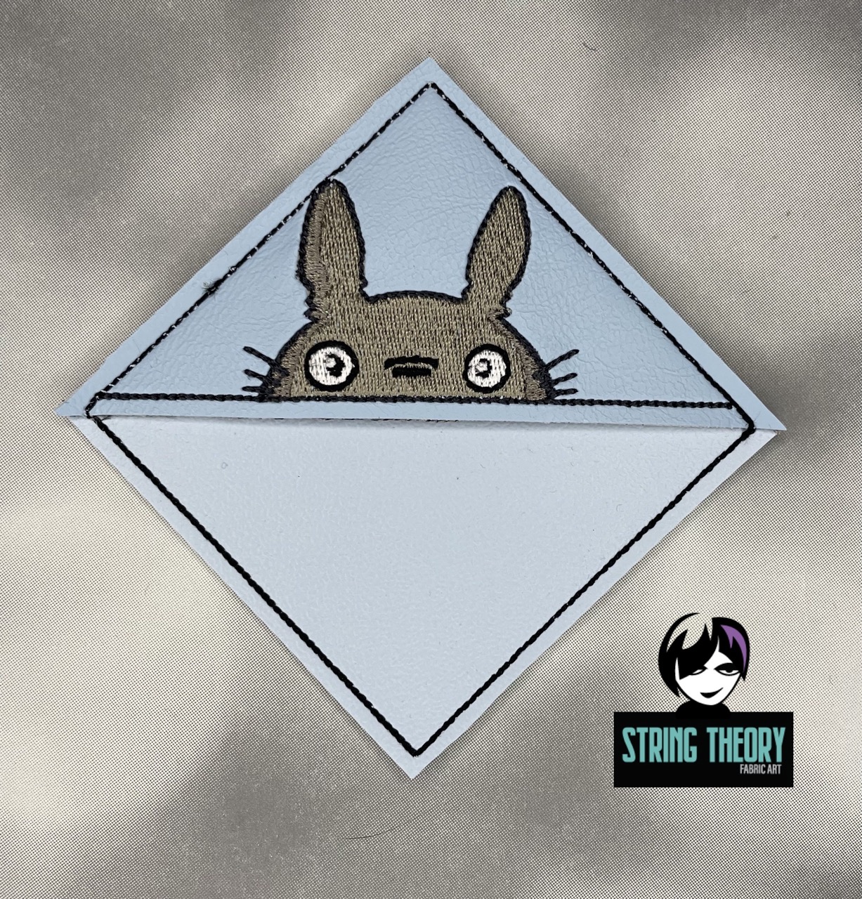 Totoro Corner Bookmark ITH Machine Embroidery Design