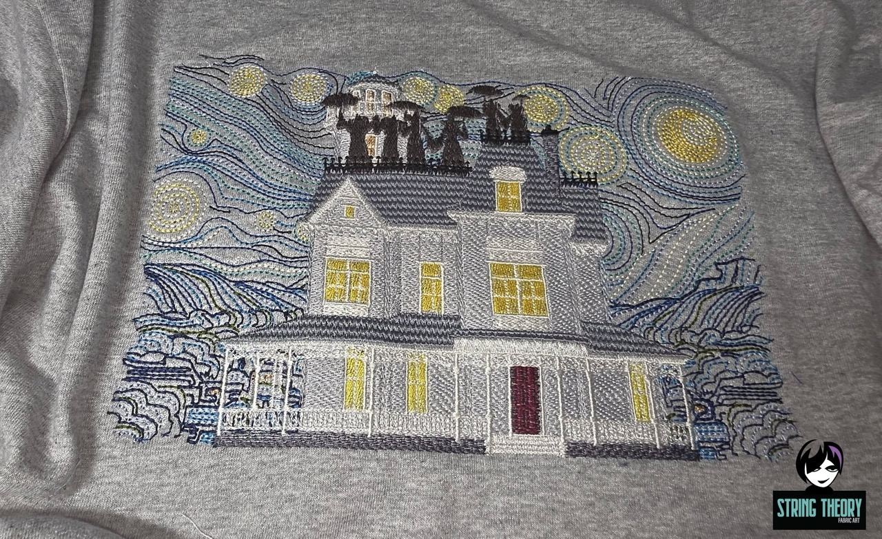 Starry Practical Magic Machine Embroidery Design