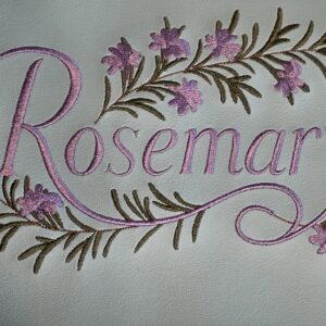 Practical Magic - Rosemary Machine Embroidery Pattern Design