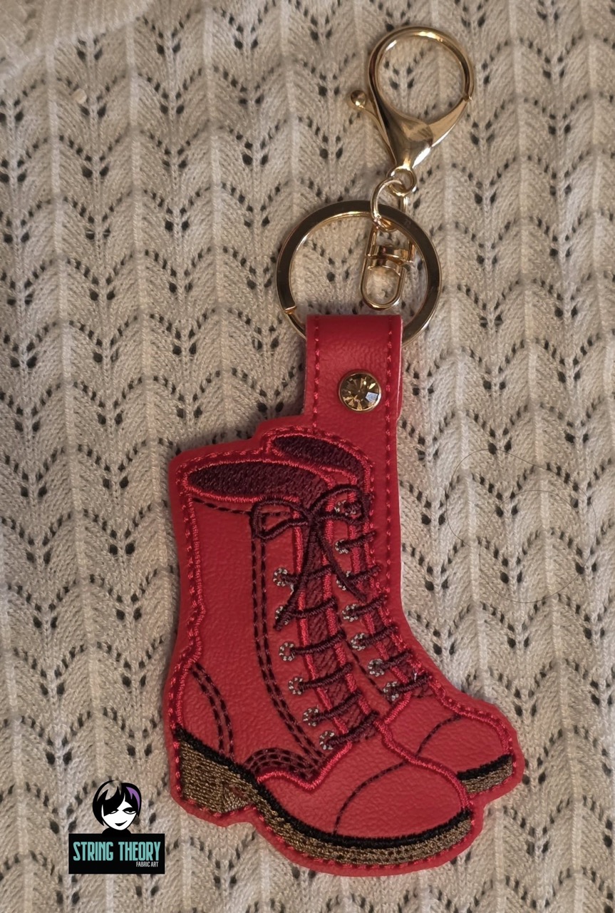 Practical Magic - Red Boots ITH Machine Embroidery Design