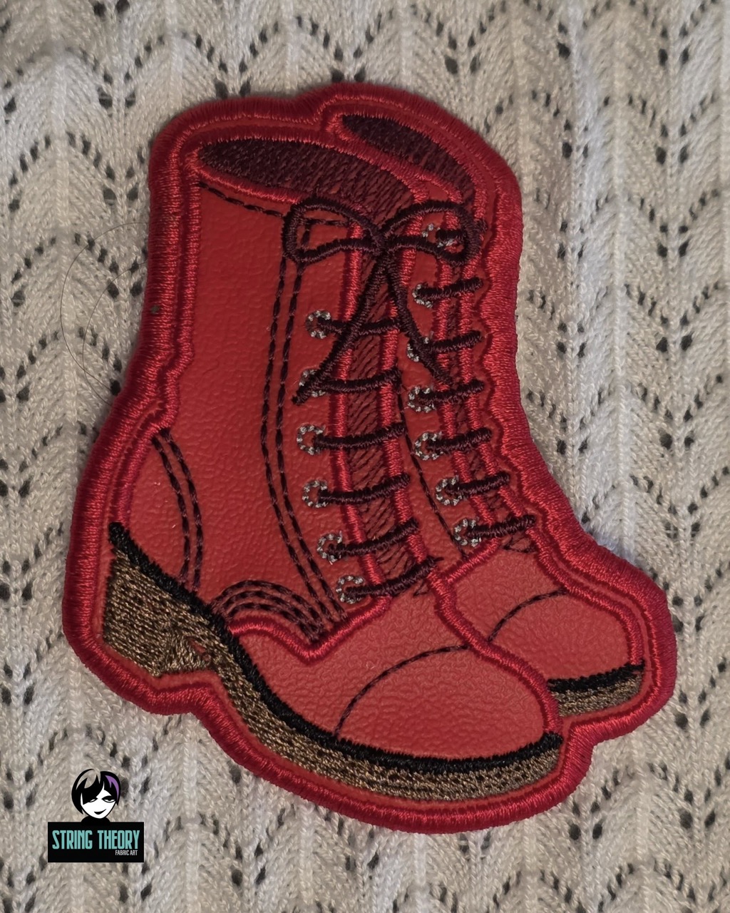 Practical Magic - Red Boots ITH Machine Embroidery Design