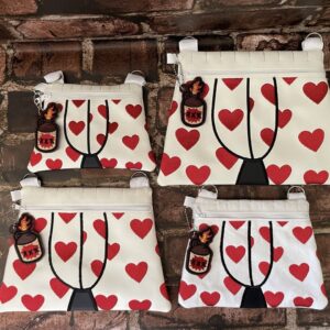 DCC Heart Boxers ITH Zip Bag Machine Embroidery