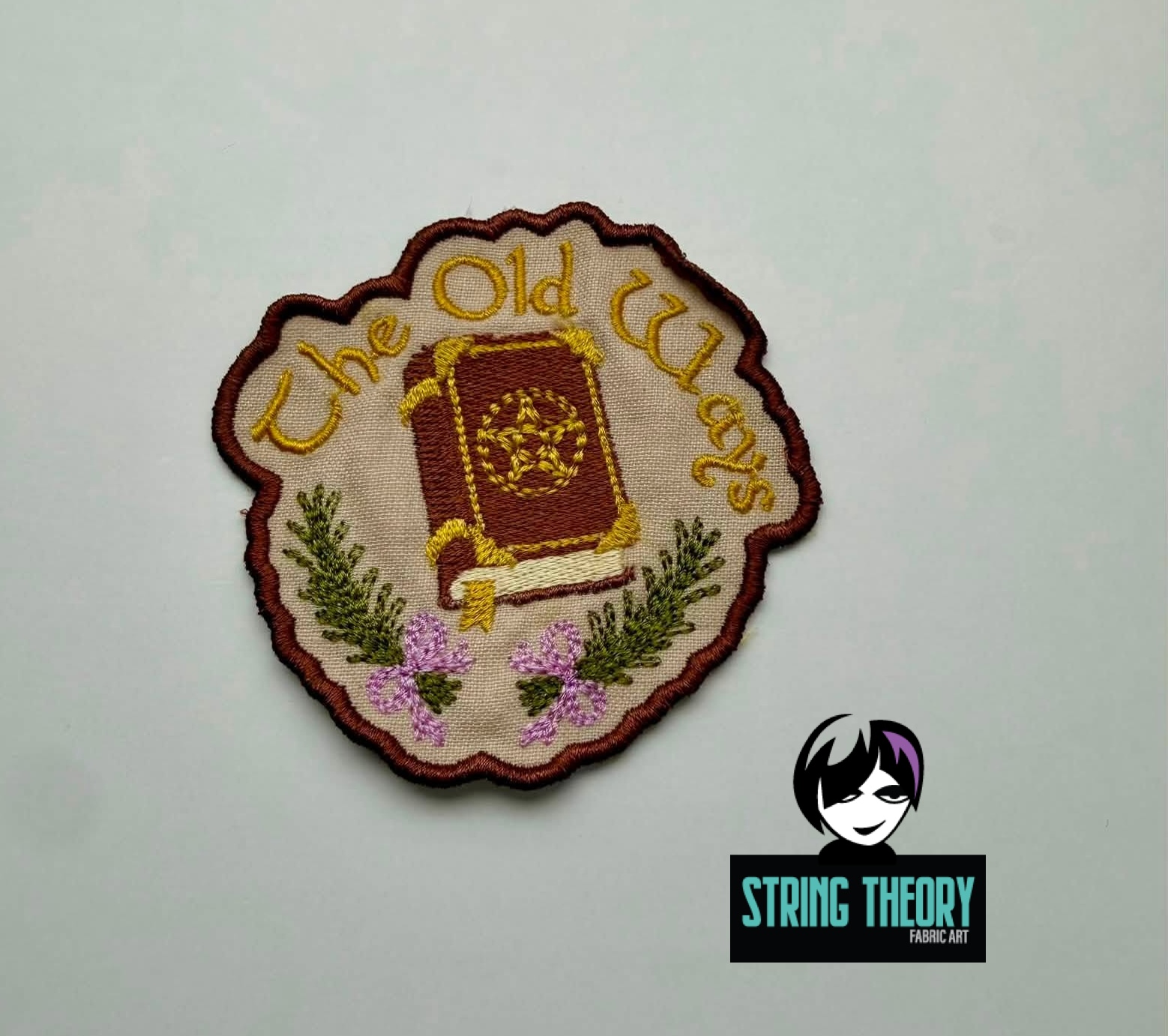 Practical Magic - The Old Ways patch fob ITH Machine Embroidery Design