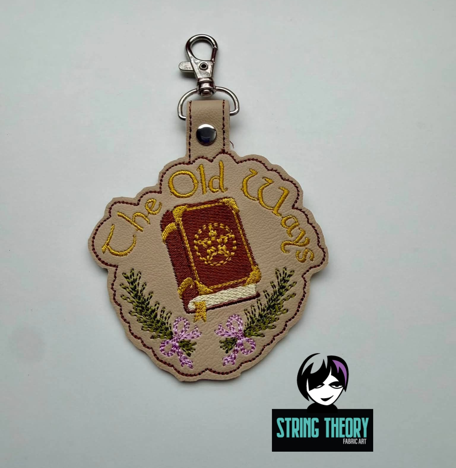 Practical Magic - The Old Ways patch fob ITH Machine Embroidery Design