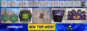 String Theory Fabric Art Machine Embroidery patterns - Dungeons & Dragons Drop 7