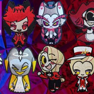 Hazbin Hotel Full Fill set machine embroidery bundle