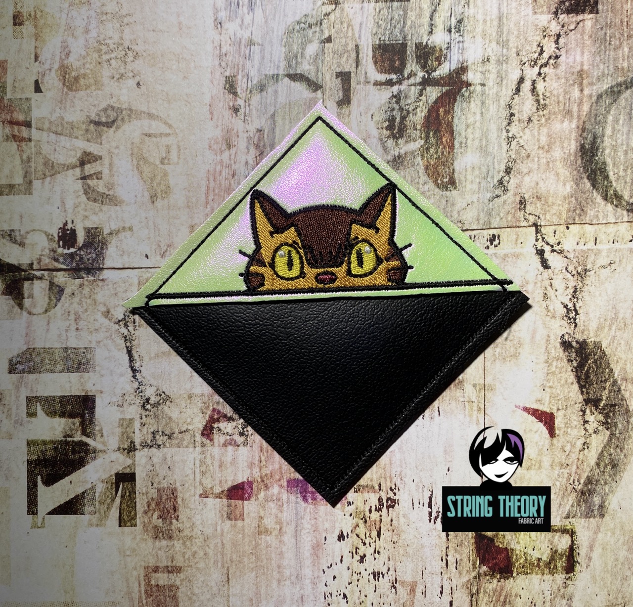 Catbus Corner Bookmark ITH Machine Embroidery Design