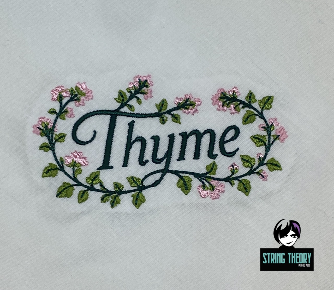 Practical Magic - Thyme Machine Embroidery Pattern Design