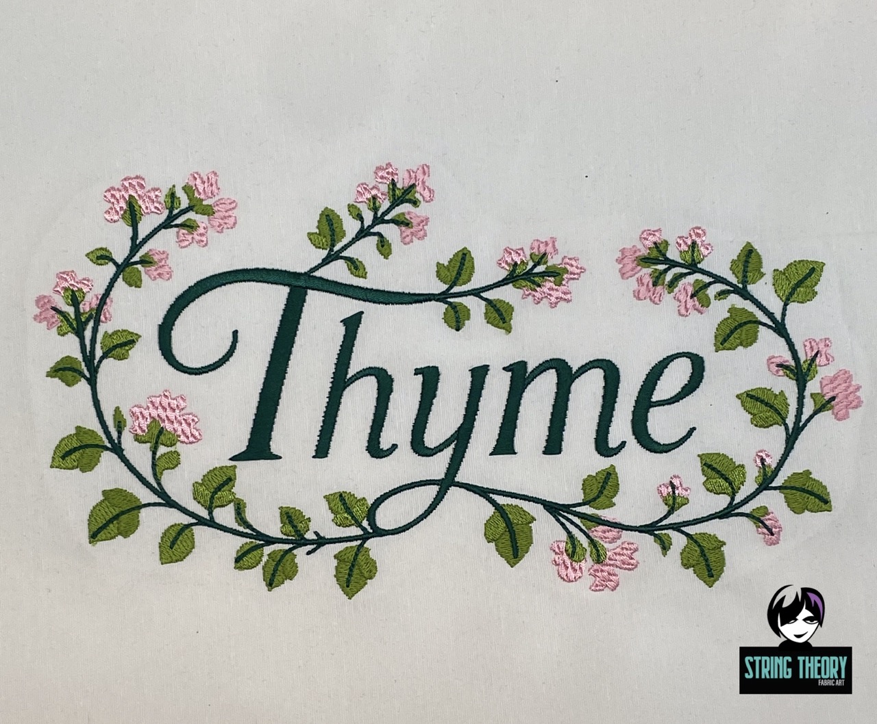 Practical Magic - Thyme Machine Embroidery Pattern Design