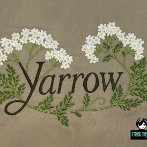Practical Magic - Yarrow Machine Embroidery Pattern Design