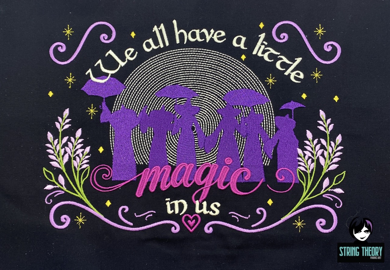 We All Have a Little Magic in Us Machine Embroidery Pattern